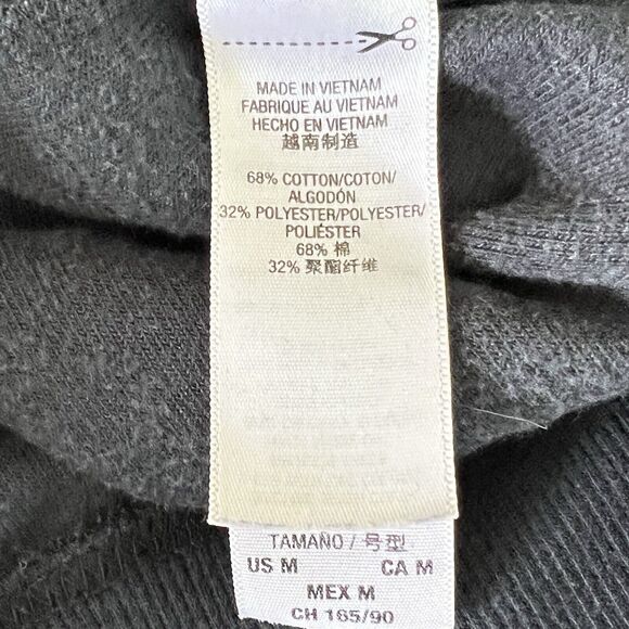 Vintage Juicy Couture Signature Hoodie Womens M Blk Velour Hoodie Track Jacket - Picture 9 of 14